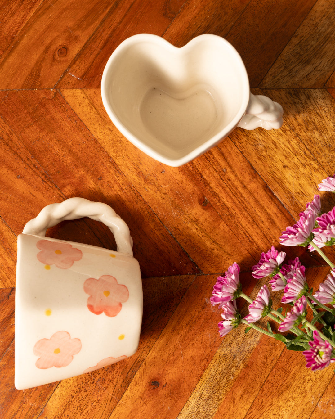 Dil Mil- Heart Shape Mug (Set of 2)