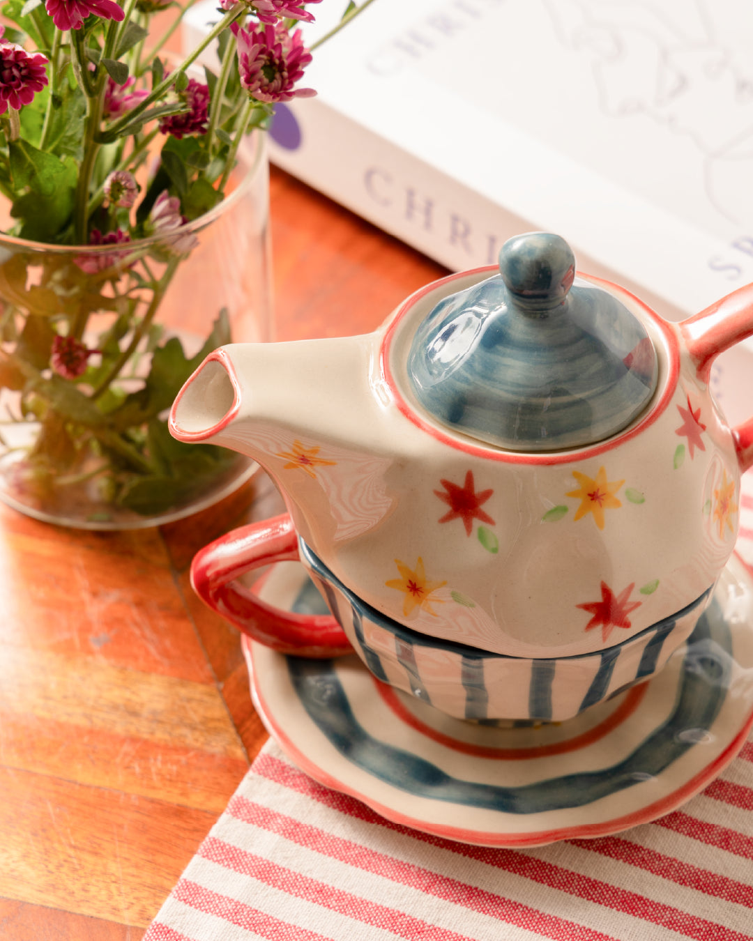 Rangoli- Tea Set for One