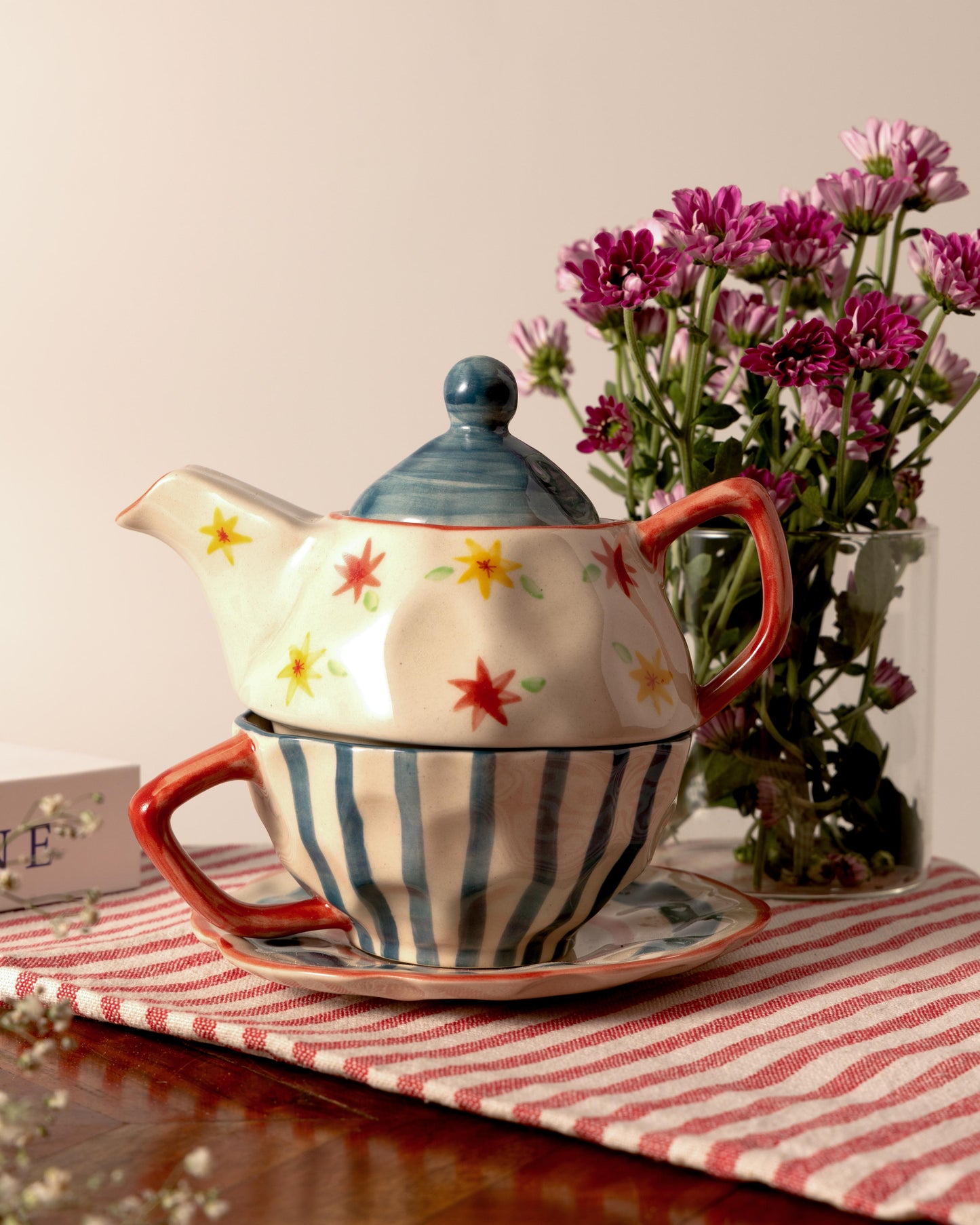 Rangoli- Tea Set for One