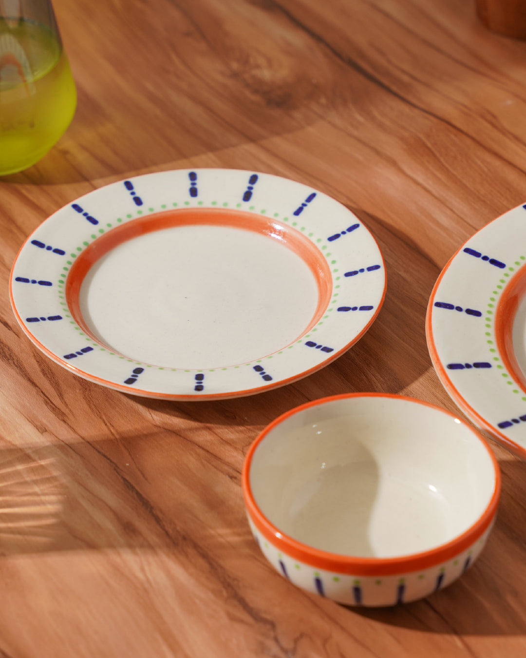Parijat- Dinnerware set of 3