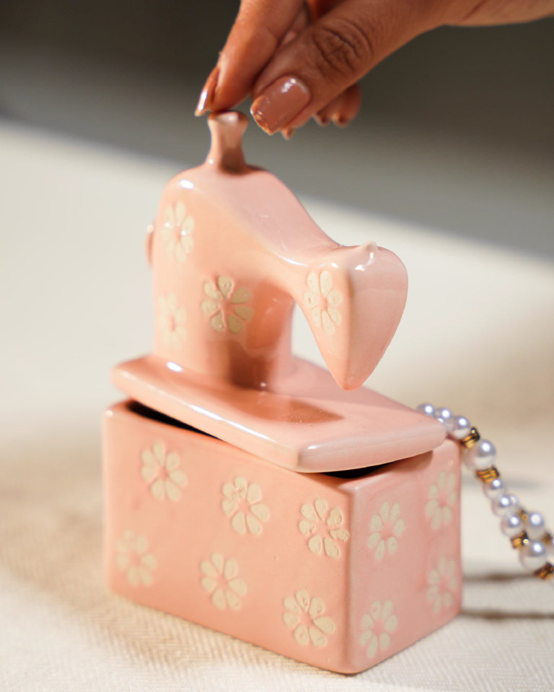 Ira- Sewing Machine Trinket Box