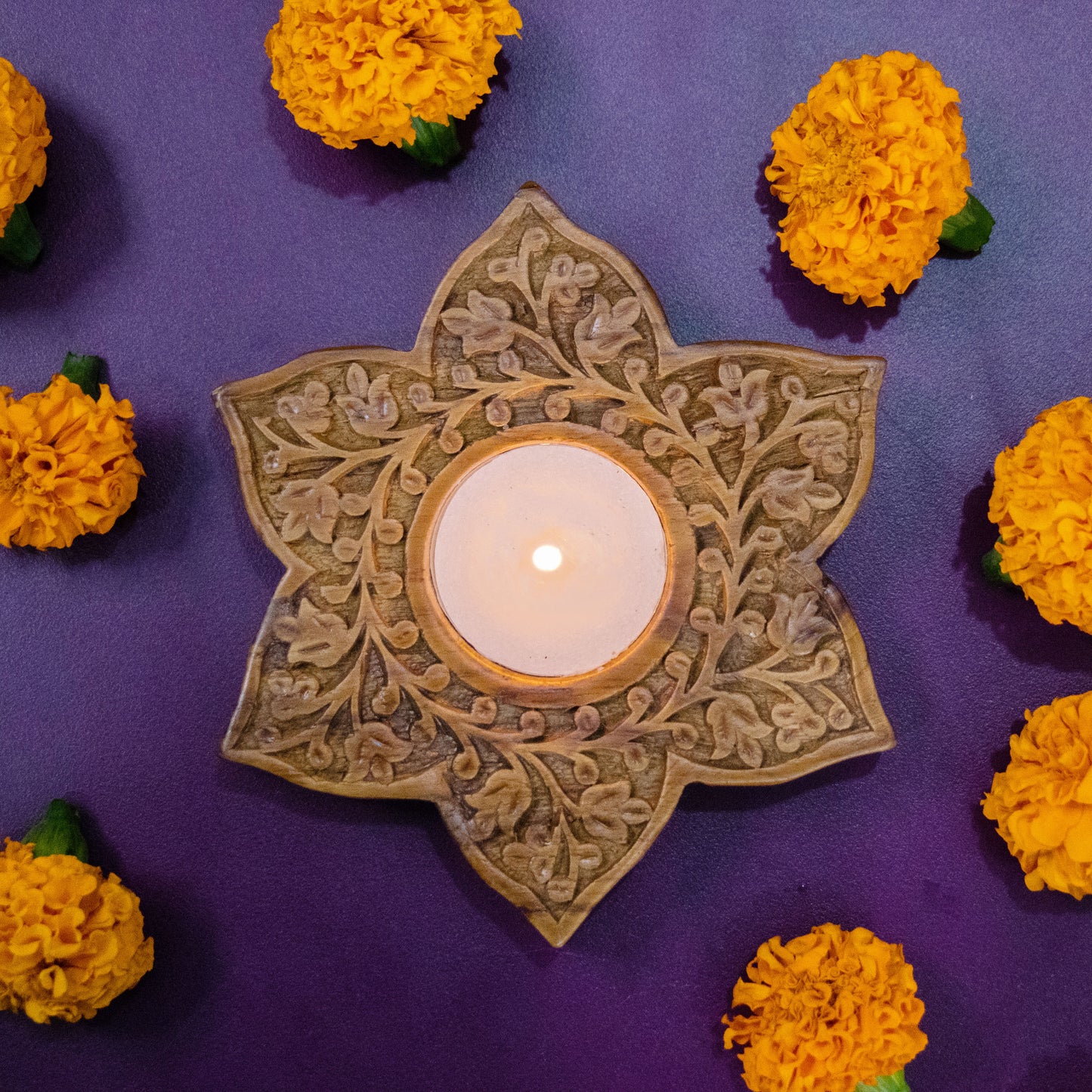 Deepdani - Tea Light Holders set of 3